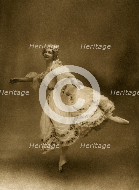 Adeline Genee, late 19th century.Artist: Dover Street Studios