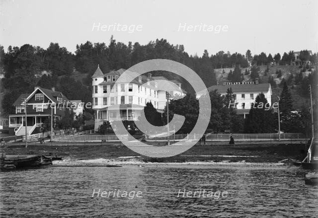 Island House from the lake, Mackinac, c1905. Creator: Unknown.