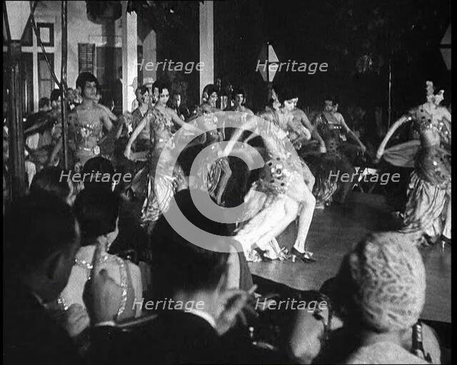 American Female Civilians Dancing During a Nightclub Performance, 1930s. Creator: British Pathe Ltd.