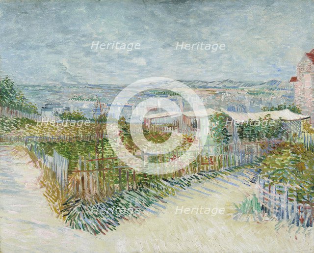 Montmartre: behind the Moulin de la Galette, 1887. Artist: Gogh, Vincent, van (1853-1890)