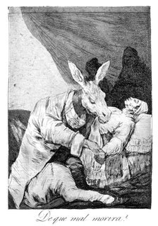 'Of what ill he die?', 1799. Artist: Francisco Goya