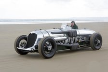 1933 Napier Railton at Pendine Sands, July 2015. Creator: Unknown.