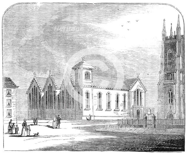 St. George's Schools, Sheffield, 1844. Creator: Unknown.