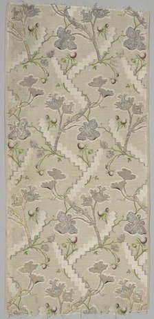 Silk Fragment, 1725-1774. Creator: Unknown.