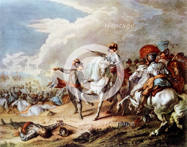 Battle of Naseby, 14 June 1645. Artist: Unknown