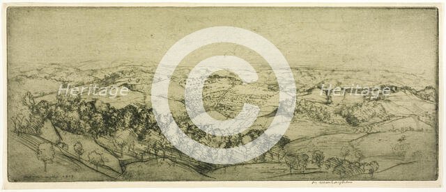 The Billows, 1909. Creator: Donald Shaw MacLaughlan.