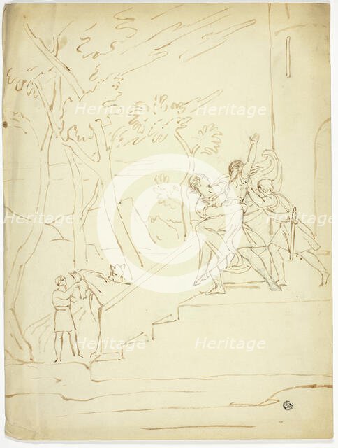 Abduction of Helen, n.d. Creator: Joshua Cristall.