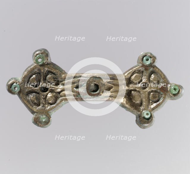 Equal-Arm Brooch, Frankish, 7th-8th century. Creator: Unknown.