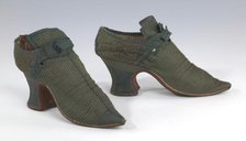 Shoes, British, 1700-1739. Creator: Unknown.