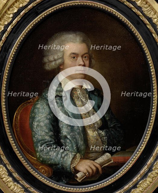 Portrait of the composer André Ernest Modeste Grétry (1741-1813), c. 1786-88. Creator: Cuylenburgh, Cornelis van (1758-1827).