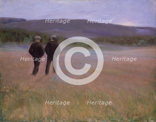 Saturday Evening, 1893. Creator: Halfdan Egedius.