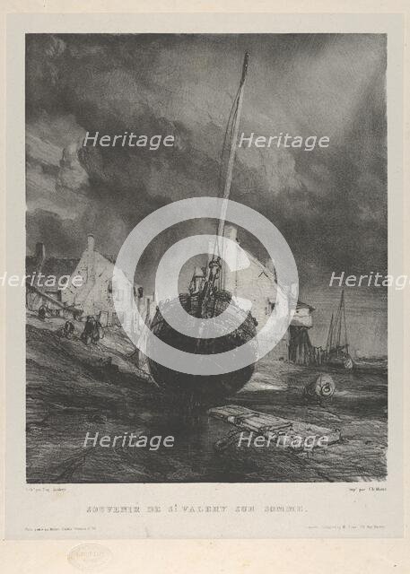 Memory of Saint-Valéry-sur-Somme, 1833. Creator: Eugene Isabey.