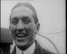 George Carpentier Smiling for the Camera, 1921. Creator: British Pathe Ltd.