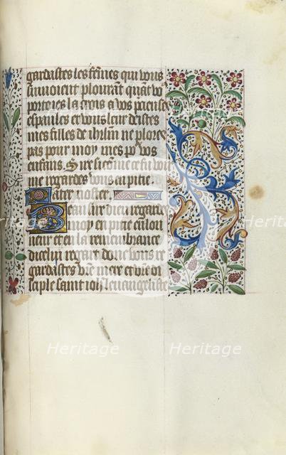 Book of Hours (Use of Rouen): fol. 154a, c. 1470. Creator: Master of the Geneva Latini (French, active Rouen, 1460-80).