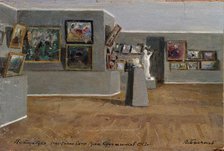 The Exhibition of the Union of Russian Artists, 1912. Creator: Vyacheslav Pavlovich Bychkov.