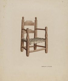 Child's Chair, 1940. Creator: Randolph Atkinson.