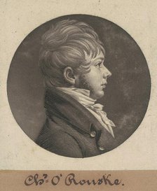 Charles O'Rourke, 1804. Creator: Charles Balthazar Julien Févret de Saint-Mémin.
