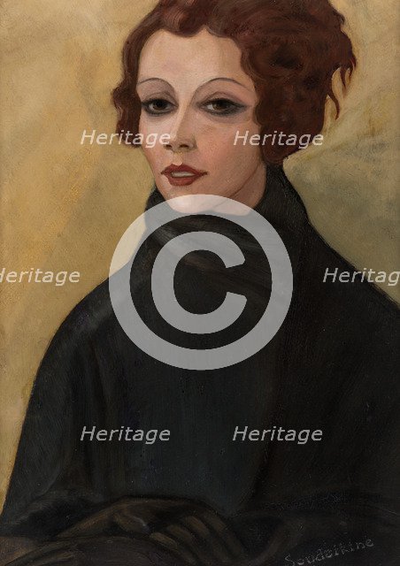 Portrait of Elene Komisarjevskaia-Balieff (1895-1981).