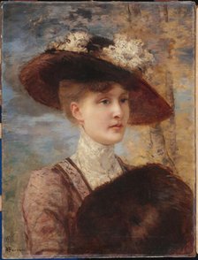 Portrait de Madame de Lorgeril, 1902. Creator: Henri Gervex.