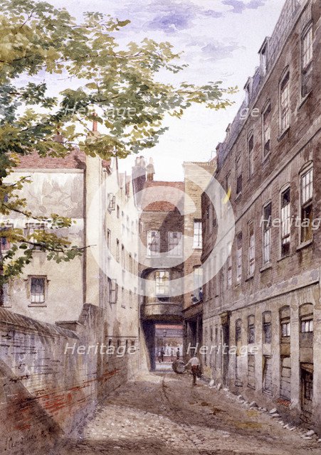 White Horse Inn, Fetter Lane, London, 1882. Artist: John Crowther