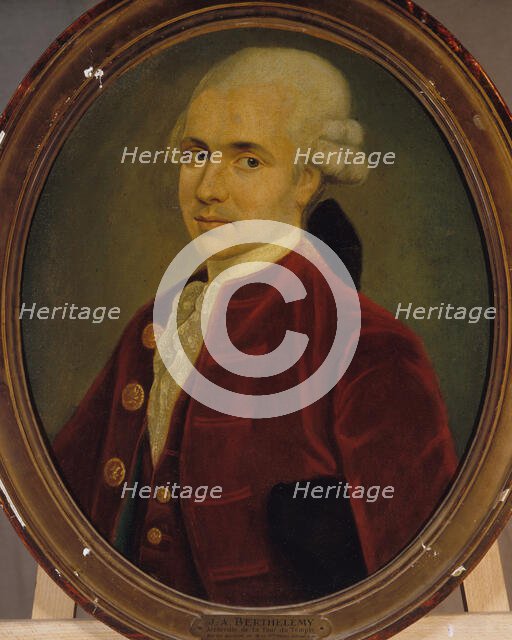 Portrait of Jacques-Albert Berthélemy (1745-1813), lawyer in the parliament..., c1745 and 1813. Creator: Unknown.