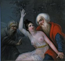  'Susanna and the Elders', painting by Joseph Bernard Flaugier.