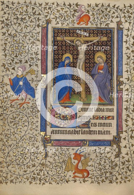 The Crucifixion; Book of Hours, about 1410. Creator: Unknown.