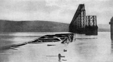 The Tay Bridge disaster, Scotland, 28th December 1879 (1951). Artist: Unknown