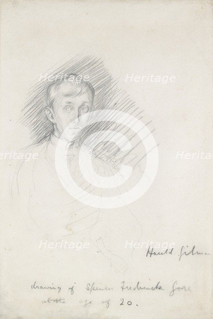 Portrait of Frederick Spencer Gore (1878-1914), c1911-1912. Artist: Harold Gilman.