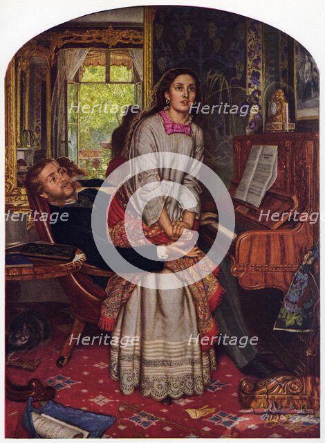 The Awakening Conscience, 1852-1854. Creator: William Holman Hunt.