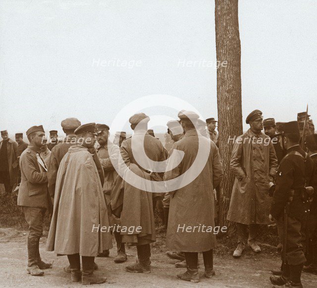 Prisoners, Route de l'Epine, France, c1914-c1918. Artist: Unknown.