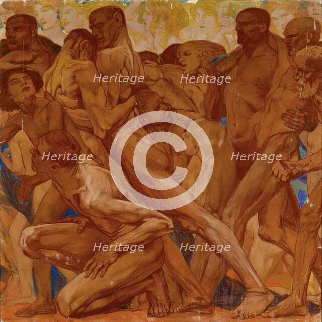 Fugato (from the cycle Rhythms), 1913. Creator: Friedrich, Otto (1862-1937).