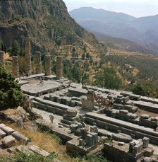 Temple of Apollo at Delphi, 6th century BC. Artist: Unknown