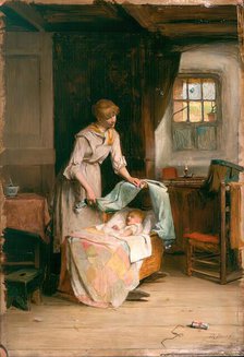 A Happy Home, 1875-1899. Creator: John Burr.