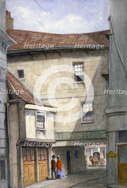 Bell Tavern, Addle Hill, London, 1868. Artist: JT Wilson