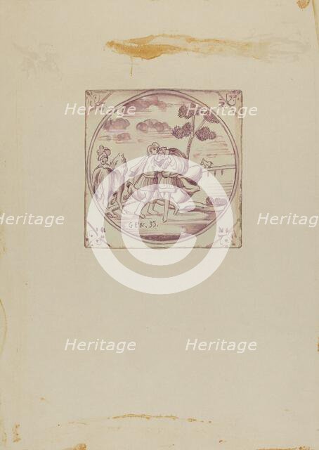 Fireplace Tiles, c. 1936. Creator: John Dixon.