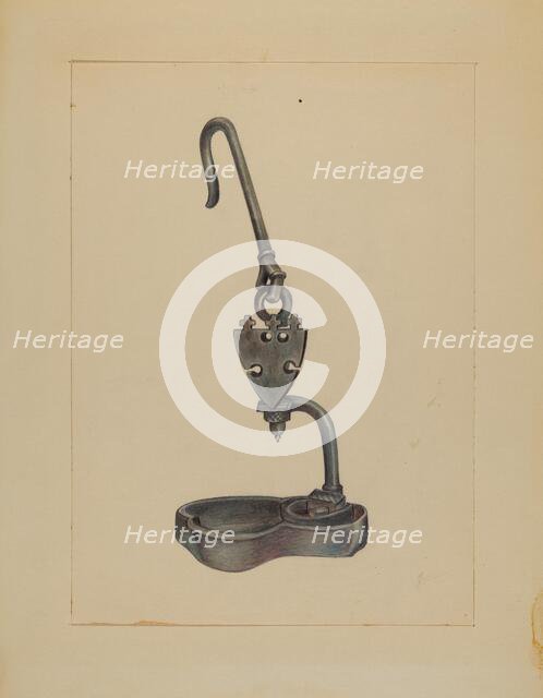 Lamp, c. 1936. Creator: Charlotte Winter.