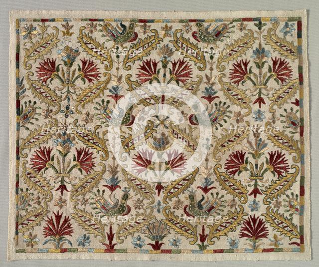 Fragment of a Skirt Border, 1700s. Creator: Unknown.