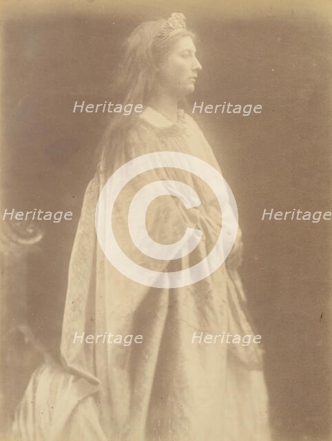 Queen Guinevere, 1874. Creator: Julia Margaret Cameron.