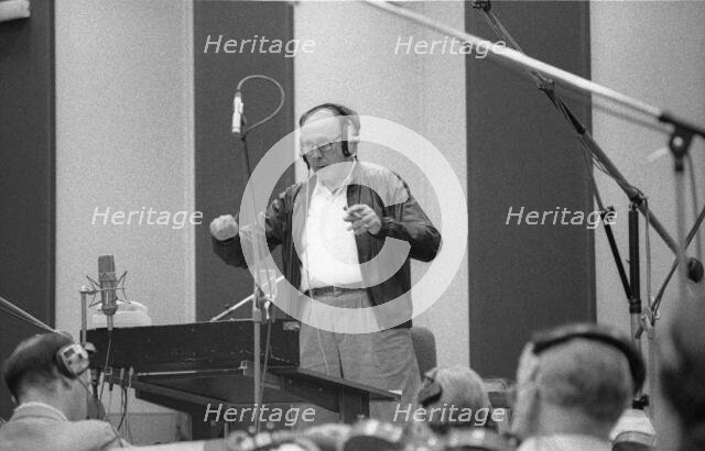 Henry Mancini, CTS Studios, Wembley, London, April 1990. Creator: Brian O'Connor.