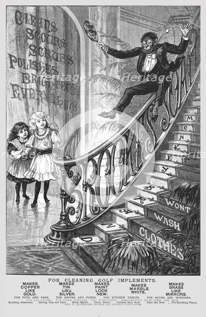''Monkey Brand, for Cleaning Golf Implements.', 1891. Creator: Unknown.