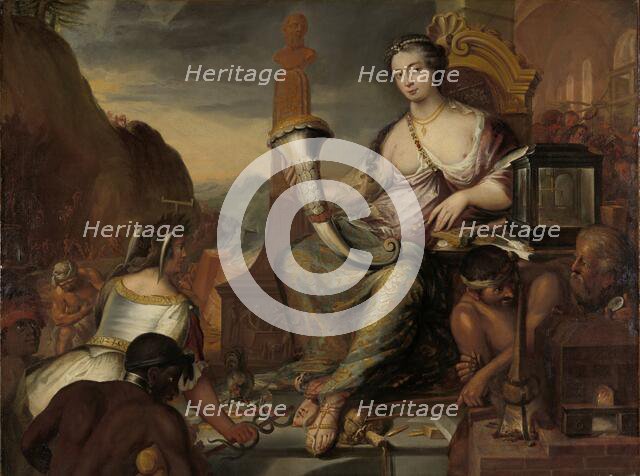 Allegory of Coinage, 1670-1708. Creator: Romeyn de Hooghe.