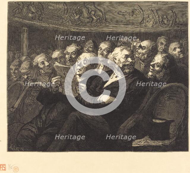 Les Fauteuils d'orchestre, 1878. Creator: Auguste Lepere.