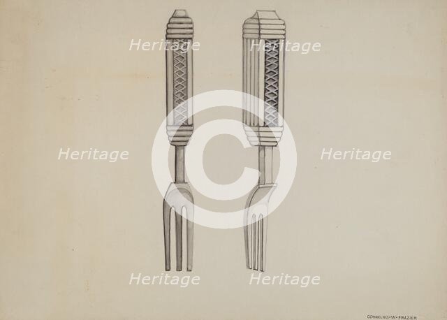 Pickle Fork, c. 1936. Creator: John R. Towers.