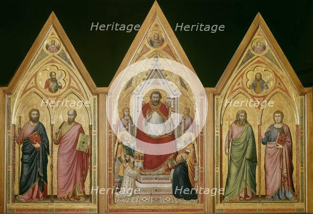 Stefaneschi Triptych (verso), ca 1330. Creator: Giotto di Bondone (1266-1377).
