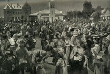 'The British Occupation of Bloemfontein - An Evening Concert', 1900. Creator: A Forestier.
