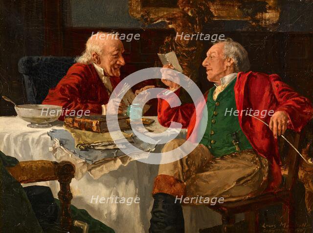 The Conversation, about 1907. Creator: Louis Charles Moeller.