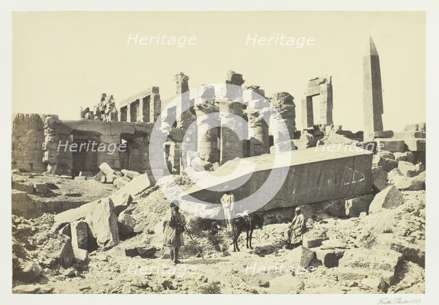 The Broken Obelisk, Karnac, 1857. Creator: Francis Frith.