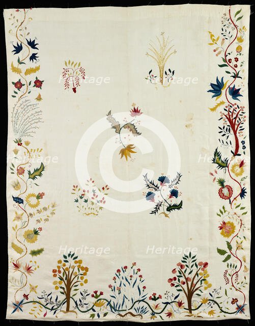 Bed Curtain, United States, 1750/1800. Creator: Unknown.