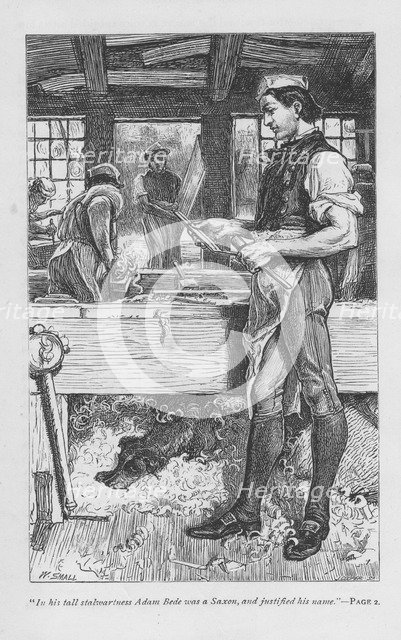 Scene from Adam Bede by George Eliot, c1885. Artist: William Small